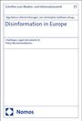 : Disinformation in Europe, Buch