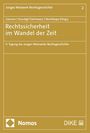 : Rechtssicherheit im Wandel der Zeit, Buch