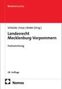 NomosGesetze, Schlacke | Boden | Farys [Hrsg.], Landesrecht Mecklenburg-Vorpommern, Textsammlung, 28. Auflage, Nomos Logo.