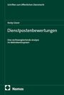 "Schriften zum öffentlichen Dienstrecht", "Rocky Glaser", "Dienstpostenbewertung", "Eine rechtsvergleichende Analyse". Grünes Cover.