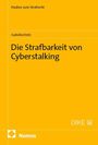 Studien zum Strafrecht. Isabella Klotz. Die Strafbarkeit von Cyberstalking. Nomos Logo, gelber Hintergrund.
