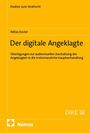 Cover eines Buches. Titel: „Der digitale Angeklagte“. Autor: Niklas Kastel. Verlag: Nomos. Gelber Hintergrund.