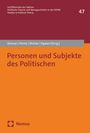 : Personen und Subjekte des Politischen, Buch