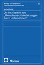 Michael Dinkel: Die Strafbarkeit von "Menschenrechtsverletzungen durch Unternehmen", Buch
