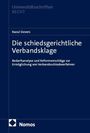 „Die schiedsgerichtliche Verbandsklage“ von Raoul Sievers. Blaues Cover mit weißem Text, Nomos-Logo unten.