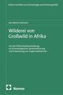 Buchtitel: "Wilderei von Großwild in Afrika" von Job Avelino Lohmann. Grünes Cover, Verlag "Nomos" unten links.