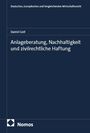 „Anlageberatung, Nachhaltigkeit und zivilrechtliche Haftung“ von Daniel Goll. Oben: „Deutsches, Europäisches und Vergleichendes Wirtschaftsrecht“. Unten ein Nomos Logo.