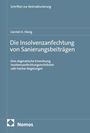 Carsten K. Klang: Die Insolvenzanfechtung von Sanierungsbeiträgen, Buch
