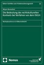 Mirjam Blumenthal: Die Bedeutung des rechtskulturellen Kontexts bei Verfahren vor dem IStGH, Buch