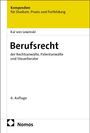 Text: "Kompendien für Studium, Praxis und Fortbildung. Kai von Lewinski. Berufsrecht der Rechtsanwälte, Patentanwälte und Steuerberater. 6. Auflage. Nomos." Einfache Buchcovergestaltung in Gelb, Schwarz und Weiß.