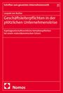 Leopold von Buttlar: Geschäftsleiterpflichten in der plötzlichen Unternehmenskrise, Buch
