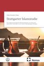 Buchtitel: "Stuttgarter Islamstudie" von Tobias Schuckert. Titelbild: Drei Teegläser mit Löffeln bei Sonnenuntergang.