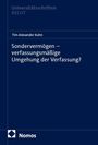 Tim Alexander Kuhn: Sondervermögen - verfassungsmäßige Umgehung der Verfassung?, Buch