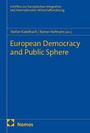 Titel: "European Democracy and Public Sphere". Autoren: Stefan Kadelbach, Rainer Hofmann. Logo: Gelbes Quadrat mit Ecke.