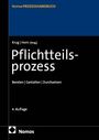 "Nomos Prozesshandbuch: Pflichtteilsprozess. Beraten | Gestalten | Durchsetzen. 4. Auflage. Schwarzes Cover mit blauem Streifen."