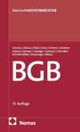 Nomos HANDKOMMENTAR, BGB, 13. Auflage, Autorenliste, Nomos-Logo. Roter Hintergrund, klare, weiße Schrift.