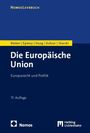 "Die Europäische Union. Europarecht und Politik. 17. Auflage." Blauer Hintergrund, NomosLehrbuch-Logo unten.