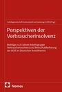 "Perspektiven der Verbraucherinsolvenz" und Details zu 25 Jahren Arbeitsgruppe im Deutschen Anwaltverein. Rotes Design.