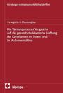 Panagiotis G. Chorozoglou: Die Wirkungen eines Vergleichs auf die gesamtschuldnerische Haftung der Kartellanten im Innen- und im Außenverhältnis, Buch
