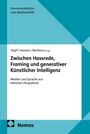 Oben Text: „Kommunikations- und Medienethik“. Groß: „Zwischen Hassrede, Framing und generativer Künstlicher Intelligenz“. Unten Logo: „Nomos“.