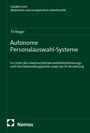 Til Rieger: Autonome Personalauswahl-Systeme, Buch