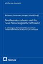 „Familienunternehmen und das neue Personengesellschaftsrecht“ – 12. Jahrestagung Bucerius Law School 2024; Blaues Buchcover.