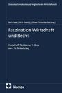„Faszination Wirtschaft und Recht“ steht zentral auf einem dunkelblauen Buchcover. Links unten ist das Nomos-Logo.