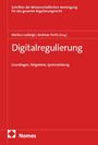 Text: "Digitalregulierung. Grundlagen, Teilgebiete, Systembildung." Rotes Buchcover mit Nomos-Logo unten links.