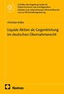 "Schriften des Augsburg Center for Global Economic Law" steht oben. Darunter Buchtitel zu Aktien im Übernahmerecht. Logo unten.