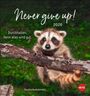 : Never give up! Postkartenkalender 2026 - Durchhalten. Denn alles wird gut., KAL