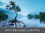 „NATURWUNDER EUROPAS“, „EDITION ALEXANDER VON HUMBOLDT – 2027“. Ein Baum am See, ruhiges Wasser, Berge im Hintergrund.