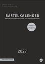 Premium-Bastelkalender schwarz A4 2027, KAL