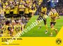 "Kalender XXL 2024. Die Bilder der letzten Saison." Fußballspieler in gelb-schwarzen Trikots feiern. BVB 09 Logo.
