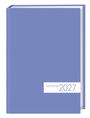 Blauer Kalender mit „termine 2027“ in weißem Feld; schlichtes Design.