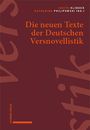 : Die neuen Texte der Deutschen Versnovellistik, Buch