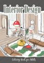 Monsoon Publising: Interior Coloring Book for Adults, Buch