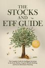 "The Stocks and ETF Guide", Baum aus Geldscheinen und Münzen am Boden, goldener Kreis mit Text "incl. Workbook and Day Trading Instructions".