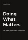 Mario Schäfer: Doing What Matters, Buch
