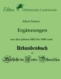 Albert Panten: Ergänzungen aus den Jahren 1402 bis 1480 zum Urkundenbuch, Buch