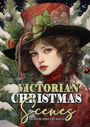 Monsoon Publishing: Victorian Christmas Scenes Coloring Book for Adults, Buch