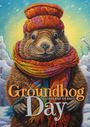 Monsoon Publising: Groundhog Day Coloring Book for Adults, Buch