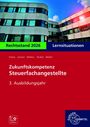 „Rechtsstand 2026“, „Lernsituationen“, „Zukunftskompetenz Steuerfachangestellte“, „3. Ausbildungsjahr“. Bürogebäude.