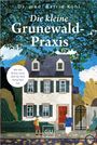 Text: Dr. med. Astrid Kohl. Die kleine Grunewald-Praxis. Wo die Ärztin noch Zeit für ihre Patienten hat. Illustration eines Hauses.