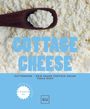 "Cottage Cheese", "Hüttenkäse – Dein neuer Protein-Crush", Tanja Dusy. Holzlöffel mit Hüttenkäse, Logos: GU, "Küchenratgeber".