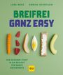 „BREIFREI GANZ EASY“ oben, „DER GESUNDE START IN DIE BEIKOST FÜR BABYS AB 6 MONATE“ unten. Essen und GU-Logo.