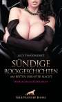 Texte: Lucy Eva Gonzalez, Sündige Rockgeschichten, Am besten drunter nackt, Erotische Geschichten, Blue Panther Books. 

Halbnackte Frau in schwarzer Kleidung mit Perlenkette. 