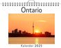 Emil Werner: Ontario - (Wandkalender 2025, Kalender DIN A4 quer, Monatskalender im Querformat mit Kalendarium, das perfekte Geschenk), KAL