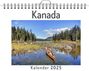 Alice Neumann: Kanada - (Wandkalender 2025, Kalender DIN A4 quer, Monatskalender im Querformat mit Kalendarium, das perfekte Geschenk), KAL