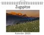 Henry Wolf: Zugspitze - (Wandkalender 2025, Kalender DIN A4 quer, Monatskalender im Querformat mit Kalendarium, das perfekte Geschenk), KAL