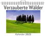 Emma Schmidt: Verzauberte Wälder - (Wandkalender 2025, Kalender DIN A4 quer, Monatskalender im Querformat mit Kalendarium, das perfekte Geschenk), KAL